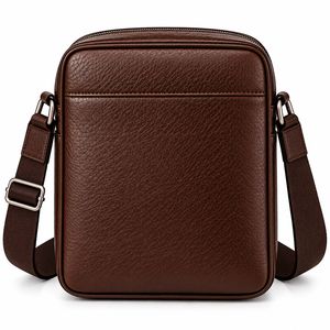 Wholesale Custom <b>Leather</b> Shoulder <b>Bag</b> Crossbody Messenger <b>Bag</b> Travel Pouch Custom Unisex <b>Leather</b> Crossbody Shoulder <b>Bag</b> - Product Image 3