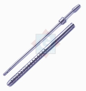 Tube d'aspiration Poole de qualité supérieure, tube d'aspiration Frazier en acier inoxydable, instrument médical chirurgical - Product Image 1