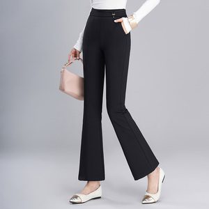 Pantalones de Cintura Alta para Mujer, Estilo Cargo, Holgados, con Múltiples Bolsillos, Pantalones Formales de Oficina para Dama - Product Image 6