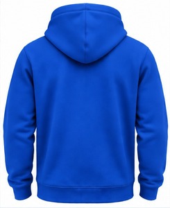 Sudadera con capucha azul para hombre, de estilo urbano, de gran tamaño, de tejido grueso, con etiqueta privada, bordada, de la marca Index Apparel. - Product Image 5