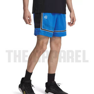 กางเกงขาสั้นตาข่ายผู้ชายสำหรับออกกำลังกาย ฟิตเนส กีฬา ปักโลโก้ได้ กางเกงยิม บาสเก็ตบอล แอธเลติก สตรีทแวร์ ลำลอง - Product Image 4