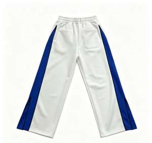 Custom Heavyweight Sweatpants Men Loose Fit <b>Baggy</b> Sweat Pants OEM Logo Print Plain <b>Jogger</b> Sweatpants Wide Leg Pants YKK Zipper - Product Image 4