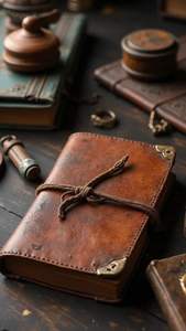 <b>Refillable</b> Vintage Style <b>Leather</b> Journal <b>Notebook</b> - Product Image 2