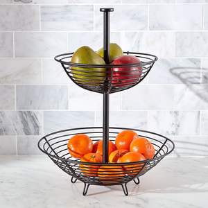 Panier à fruits en métal polyvalent pour la cuisine, le comptoir, la table à manger et le rangement, avec une construction durable - Product Image 5