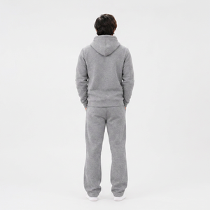 Chándal Unisex Gris con Capucha, Reversible, Ecológico, de Color Sólido, Largo, Informal, 100% Algodón Transpirable - Product Image 5