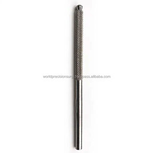 Manche de micro-scalpel miniature en acier inoxydable chirurgical 3K moleté avec mandrin autobloquant, pour kit d'instruments manuels - Product Image 5