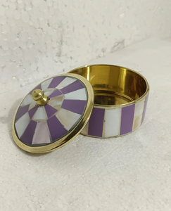 Plastic Round Jewelry <b>Box</b> Storage Display Design <b>with</b> <b>Lid</b> Stainless Steel Multifunction Hot Sale Product - Product Image 6