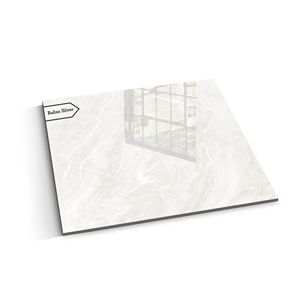 Baldosa de mármol para sala de estar moderna 60x60 600x600 Porcelana gris brillante Piso Porcelanato Función de ladrillo refractario - Product Image 5