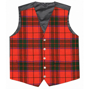 Chaleco de Traje Clásico para Hombre, Diseño Tartán, Doble Botonadura, Corte Entallado, Formal, para Bodas y Negocios - Product Image 1