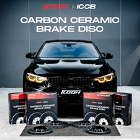 Disco de Freno Trasero de Cerámica de Carbono ICOOH para BMW Serie 5 y 8, Convertible, Gran Coupé, Competition 34217991103 104 380X28MM