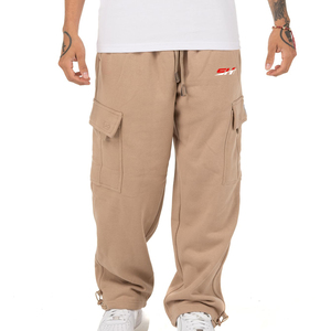 Lightweight Mens Cargo Sweatpants Breathable Fabric Casual Joggers For Travel Daily Comfort Relaxed Fit <b>Drawstring</b> Waistband - Product Image 1