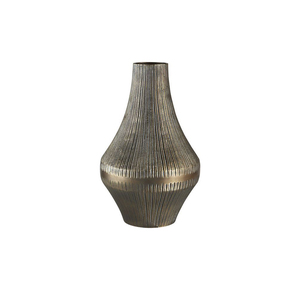 Florero de Aluminio de Lujo con Textura Artística para Decoración Interior Premium - Product Image 5