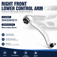 Brazo de Control Inferior Delantero Derecho Original para Mercedes Benz, Resistente a Temperaturas Extremas, OE 2043303211