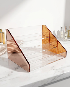 Présentoir de Maquillage et de Parfums Moderne et Élégant en Acrylique – Écologique, Pré-assemblé pour une Conception Efficace - Product Image 1