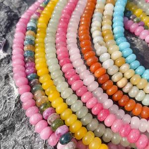 Collier de perles irrégulières en résine faites à la main, multicolores, bijoux de mode, artisanat moulé, pour femmes et filles - Meilleures ventes - Product Image 2