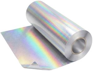 Customizable Silver Holographic Film Wholesale Waterproof Scratch Resistant Rainbow Effect Film for Packaging Crafts & Branding - Product Image 3