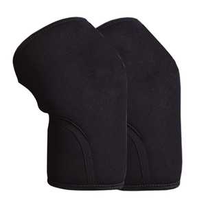 Genouillère de compression 7 mm personnalisée pour le sport, nouvelle collection, vente chaude, pour haltérophilie et gym, couleur noire, avec logo personnalisé - Product Image 2