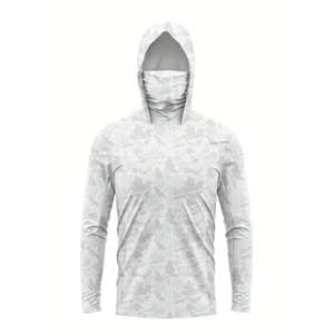 Camisa de Pesca con Capucha, Protección UV, Secado Rápido, Transpirable, Personalizable, Manga Larga, Corte Ajustado, Ropa de Pesca para Exteriores - Product Image 2