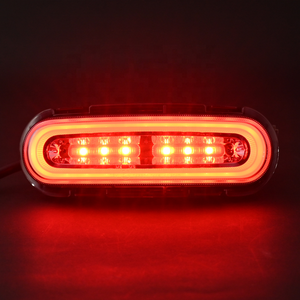 Luz Trasera LED Integrada con Intermitentes y Luz de Freno para Motocicleta Rebel 250 300 500 1100 CMX500 CL250 CL500 GB350S, con Certificación E-Mark, Color Ahumado - Product Image 5