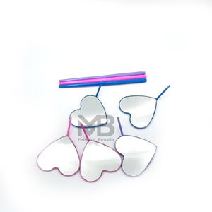 Miroir à cils grossissant portable, étanche, durable et écologique - Accessoire de beauté en acier inoxydable pour les maquilleurs - Product Image 5