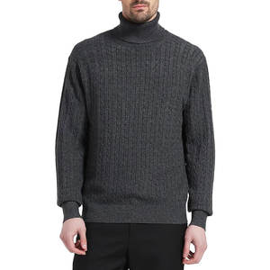 Pull d'hiver pour homme en tissu premium, chaud, respirant, confortable, tricot classique, design intemporel, léger, respectueux de l'environnement, doux - Product Image 1
