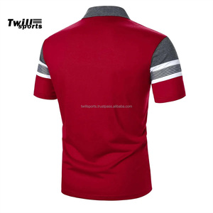 เสื้อยืดกอล์ฟผู้ชายปี 2026 คอปกพับได้ แขนสั้น สกรีนโลโก้ตามสั่ง ผ้าฝ้าย 100% ระบายอากาศ แห้งเร็ว ทรงปกติ - Product Image 2