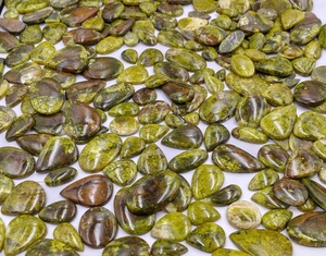 Wholesale Natural Green Opal Oval Cut Cabochons | Mixed Shape Loose Gemstone for Jewelry Making Bulk Supplier - Product Image 6