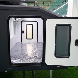 Caravana Ligera de Fibra de Vidrio, Remolque de Viaje Compacto con Cocina y Espacio para Dormir - Product Image 3