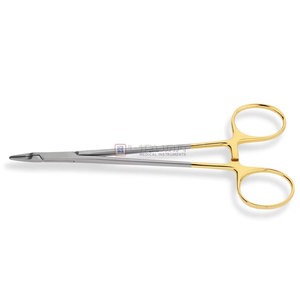 Portaagujas Quirúrgico RYDER de 6'' (15cm) con Mango de Anillo con Trinquete, Pinzas de Mandíbulas Rectas, Fuente de Alimentación Manual, Instrumentos Médicos - Product Image 1