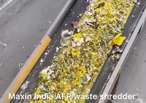 Broyeur semi-automatique de déchets en vrac pour matériaux de déchets RDF/MSW, broyeur RDF à double arbre - Product Image 6