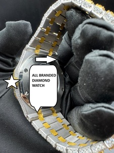 Reloj ZAWO HOUSE con Diamantes Moissanite para Mujer, Estilo Vintage, Analógico, Movimiento Mecánico de Acero Inoxidable, Correa de Silicona, Cristal, Estilo Hip Hop, Automático - Product Image 4