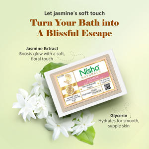 Jabón Sólido Limpiador Corporal Nisha Jasmine 125g Sin Parabenos Vegano para Todo Tipo de Piel Hombres y Mujeres - Product Image 5