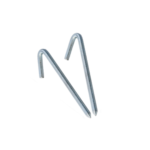 Galvanized Steel Hook Nails Pointed <b>Wire</b> Hooks U Shape ground peg for soccer <b>net</b> - Product Image 3