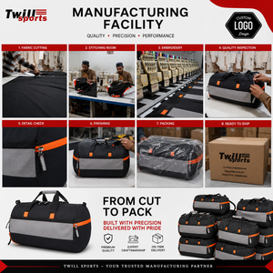 Custom Logo <b>Duffel</b> <b>Bag</b> Black Gray Orange Zipper Closure Sport Fitness Gym Travel Lightweight Durable Polyester <b>Duffel</b> <b>Bag</b> - Product Image 6