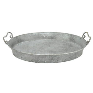 Bandeja de Servir Galvanizada, Rectangular, de Metal Martillado, Moderna, de Acero Inoxidable, Decorativa, para el Hogar, Utensilios de Cocina y Bar - Product Image 6
