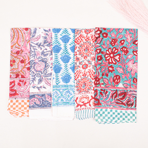 Pañuelo Cuadrado de Algodón con Diseño Paisley Multicolor, Patrón Floral, Cinta para la Muñeca, Accesorio para el Cabello y el Cuello, Accesorios de Moda Étnica - Product Image 3