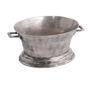 Handmade Champagne Wine Cooler 3 Bottle Stand Large Beverage Tub <b>With</b> <b>Lid</b> Decorated Silver Finish Beer Cooling Ice <b>Bucket</b> Latest - Product Image 5