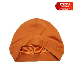 Men Satin Skull Cap Wave Cap Silky Headwear Wholesale Women Satin Skull Cap Sleep <b>Bonnet</b> Elastic Band <b>Hair</b> Wrap Factor - Product Image 1