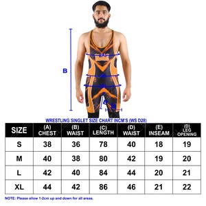Blaze Fight Wear OEM personnalisé sublimé grande taille respirant hommes lutte Singlet High Street Style écologique séchage rapide - Product Image 6