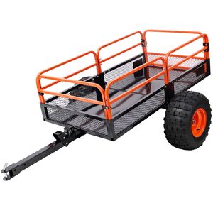 Carrello Ribaltabile Robusto con Capacità di Carico di 680 Kg per ATV, UTV, Tosaerba, Trattore, Giardino e Trasporto in Fattoria - Product Image 1