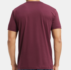 T-shirt en coton uni pour homme, coupe classique, toucher doux, respirant, manches courtes, décontracté, basique, pour toutes les saisons - Product Image 2