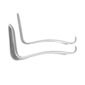 Juego de espéculos y retractor Kallmorgen – 2 tamaños pequeños (70x40) y grandes (90x40), herramienta quirúrgica clínica de acero inoxidable - Product Image 1