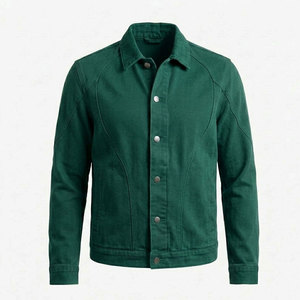Premium <b>Jeans</b> Winter Jacket Designed For Men <b>Soft</b> Inner Warmth Trendy Streetwear Look Ideal For Winter Season Outfit - Product Image 1