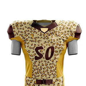 Professional American Football Uniform Lightweight Polyester American Football Uniform For Teams Training Competition Sportswear - Product Image 3