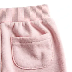 <b>Men</b> Light Pink Jogger Sweatpants Elastic Waist Drawstring Pocket <b>Cuffed</b> Ankle Casual Lounge Pants Custom Logo OEM Apparel - Product Image 4