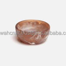 Nuevo y Popular Tazón de Frutas de Resina de Lujo con Diseño de Ondas de Vainilla Pulida, Decoración Elegante para Bodas, Vajilla Exquisita - Product Image 4