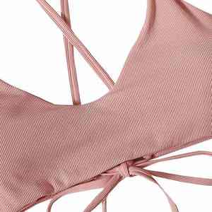 Traje de Baño Transpirable de Doble Tirante, de Secado Rápido, para Deportes Acuáticos, Bikini para Mujer - Product Image 3