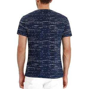 T-shirts Henley violet clair à manches courtes avec patte de boutonnage avant, coupe classique, matière respirante, personnalisables avec étiquette privée - Product Image 6