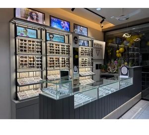 Modern Optical Showroom Interior Design Functional Stylish Eyewear Store Setup <b>Wall</b> <b>Display</b> Furniture for Modern Retail Shops - Product Image 5