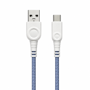Cable de Carga USB 2.0 de 6 Pies, USB-A a Tipo-C, con Cubierta de Nailon Trenzado, 15W, para Teléfono Móvil y Auriculares, Conductor de Cobre Puro - Product Image 1